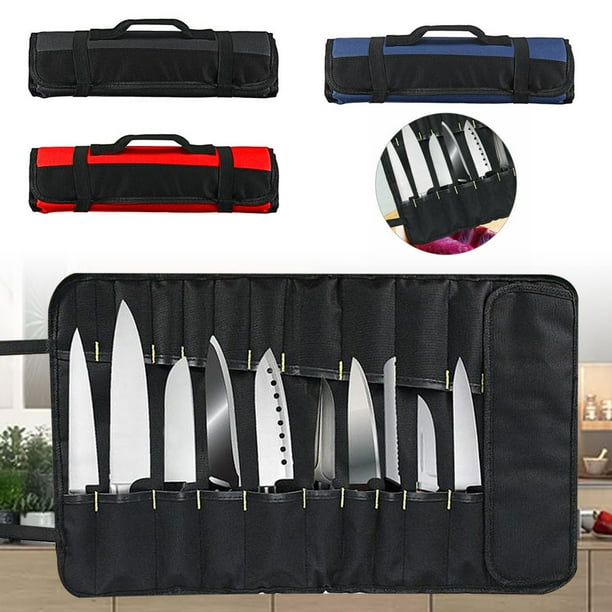 Chef Knife Bag Roll Bag Carry Case Kitchen Portable Storage Knifes For