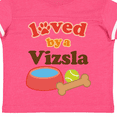 thumbnail image 4 of Inktastic Vizsla Loved by a (dog Breed) Boys or Girls Toddler T-Shirt, 4 of 5
