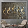 thumbnail image 4 of Buddha Statue Print, Canvas Printed Canvas, Large Canvas, Living Room Printed Canvas, Meditation Wall Decor, Buddhist Gift Canvas Art, Canvas Wall Decor - Gold Framed, 4 of 9