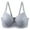 Grey, variant on Women's Push Up Bra Floral Lace Underwire Adjustable Straps Anti Sagging Bras Full Coverage Supportive Everyday Bras (Pink, 36C)