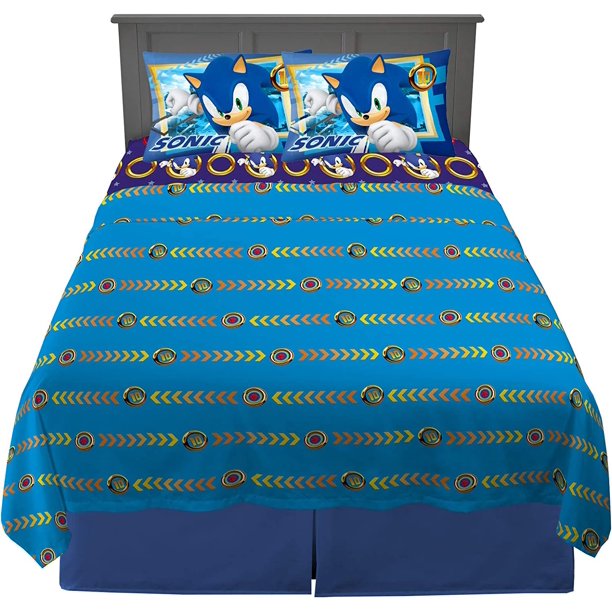 Franco Kids Bedding Super Soft Microfiber Sheet Set Twin Sonic The