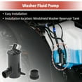 thumbnail image 6 of Unique Bargains Windshield Washer Pump w/Grommet Windshield Washer Fluid Pump Fit for Honda Accord No.38512SC4673 - 1 Pc, 6 of 6