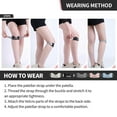 thumbnail image 5 of Silicone Patellar Tendon Support Strap 2-Pack – Adjustable Knee Support Brace for Pain Relief, Non-Slip Patella Band for Running, Basketball, Hiking, Tendonitis & Jumpers Knee（Black-Grey）, 5 of 12