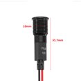 thumbnail image 2 of 12V 24V 10mm Waterproof Ultra Bright Metal Lamp Bulb LED Dash Panel Warning Light Warning Indicator Car RV, 2 of 3
