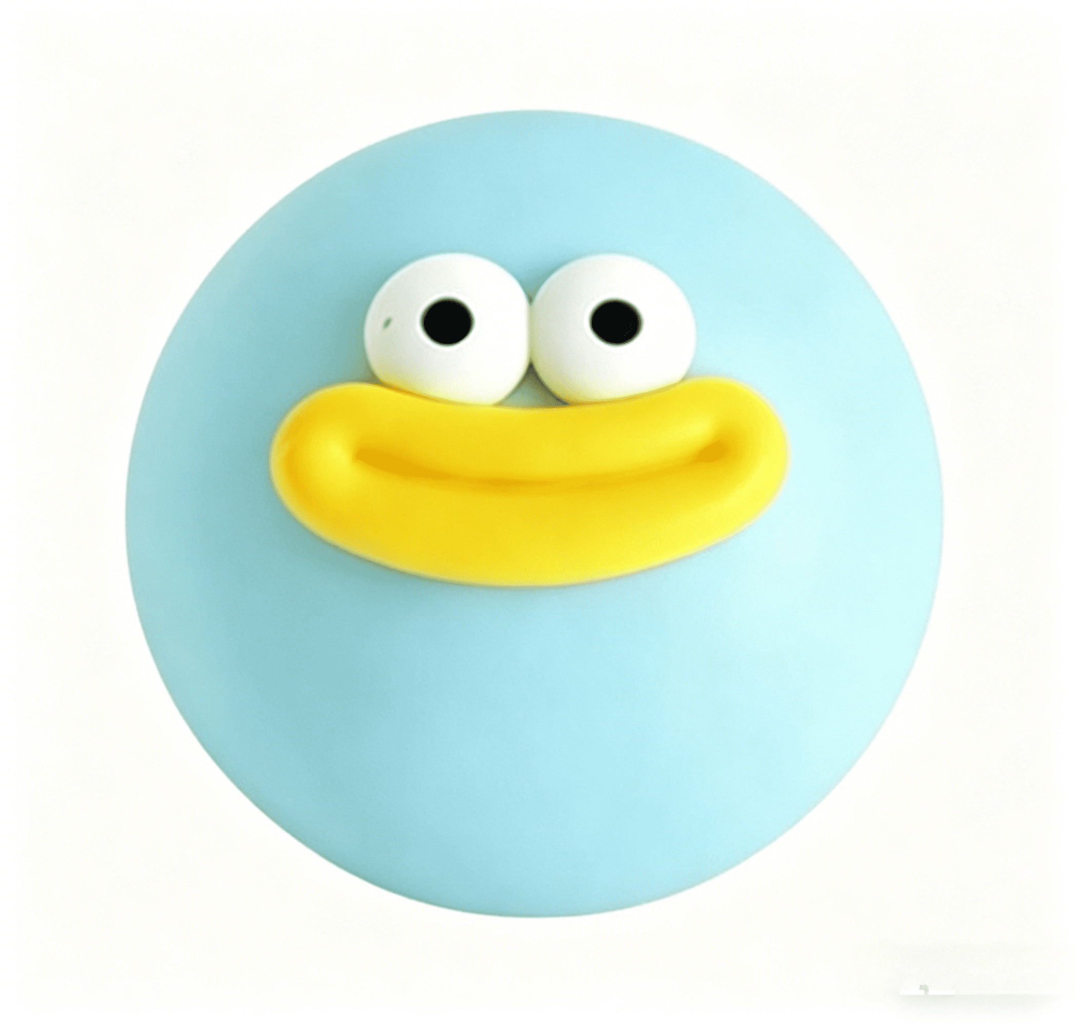 Smushers Duck Face Squishy, Interchangeable Faces Slow Rebound Squeeze Ball, Anxiety Relief Sensory Ball for Daily Stress Release (Blue)