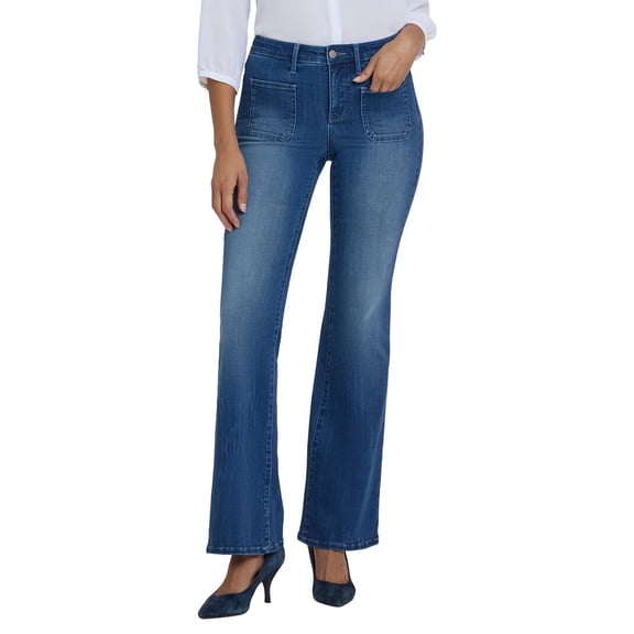 NYDJ womens Ava Cool Marine Flare Jean, 2