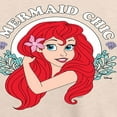 thumbnail image 3 of Disney The Little Mermaid - Ariel - Mermaid Chic - Women's Lightweight French Terry Long Sleeve Shirt, 3 of 5