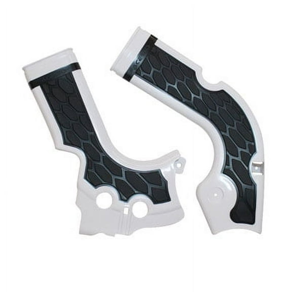 Acerbis X-Grip Frame Guards White/Black for Honda CRF250R 2018