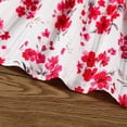 thumbnail image 6 of MEZZALL Toddler Girls Sleeveless Floral Prints Spaghetti Straps Dress Dance Party Dresses Cozy Sundress, 6 of 6