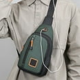 thumbnail image 4 of Men's Fashion Chest Bag, Large Capacity Waterproof Crossbody Bag, Adjustable Strap for Daily Use, Travel, Sports, and Business, 4 of 6