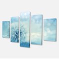 thumbnail image 2 of Close Up White Dandelion with Filter - Large Flower Canvas Wall Art, 2 of 3