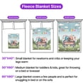 thumbnail image 5 of Happy Easter Dachshund American Flag Truck Bunny Ears Cozy Fleece Blanket Wiener Dog Lover Gifts Idea Warm Soft Throw Blanket - 03001, 5 of 5