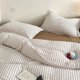 thumbnail image 1 of Nvzi Juego de sábanas, juego de sábanas y fundas de almohada, juego de cama individual, ropa de cama de hotel, decoración del hogar (marrón), 1 of 5