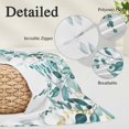 thumbnail image 3 of Teal Eucalyptus Pillow Covers 24"x36", Watercolor Spring Weeping Botanical Soft Brushed Microfiber Breathable Throw Pillow Covers, Decorative Pillowcase with Zipper for Couch Sofa Bedroom Living Room, 3 of 9