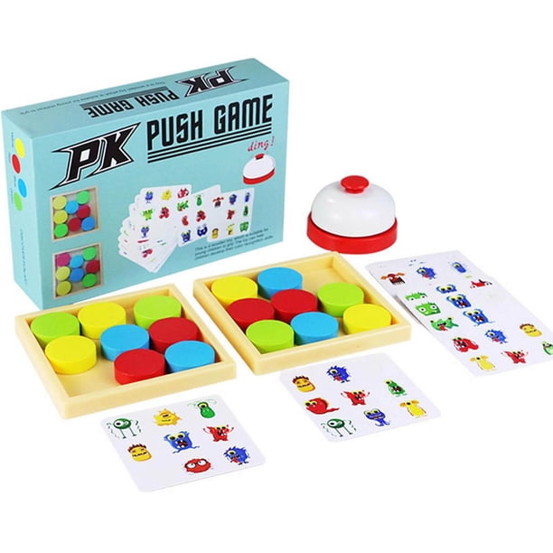 Push Table Games Children's Puzzle Toys for Logical Thinking Training Parent-Child Interactive Games for Family Entertain heqiyong LED