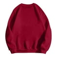 thumbnail image 5 of TINZ Chandail en Molleton pour Femmes Chandails en Molleton Surdimensionnés Col Rond Manches Longues Chandail à Capuche Fermeture Éclair Vestes Chandails en Molleton de Noël pour Femmes Pulls Manches Mignonnes, 5 of 5