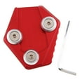 thumbnail image 2 of Colaxi Kickstand Stand Extension Pad Support Grom125 MSX125 2014 2015 2016 2017 2018. (Helps Park) , Red, as described, 2 of 7