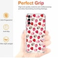thumbnail image 5 of Red Strawberry Case for Samsung Galaxy S23 Plus,Aesthetic Art Design Pattern Soft TPU Bumper Case Cover, 5 of 5