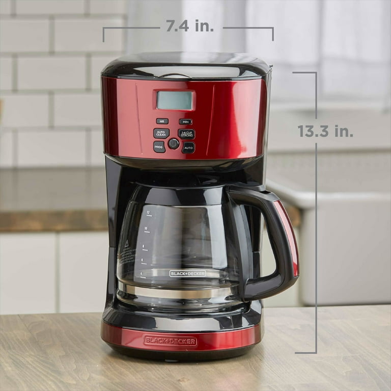 Black & Decker Honeycomb Collection 12-Cup Programmable Coffeemaker - Macy's