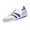Blue, variant on QWKLEAJ Women’s Retro Striped Lace Up Sneakers Lightweight Casual Walking Shoes Non Slip Soft Sole Fashion Athletic Training Footwear for Daily Outdoor Blue 9.5