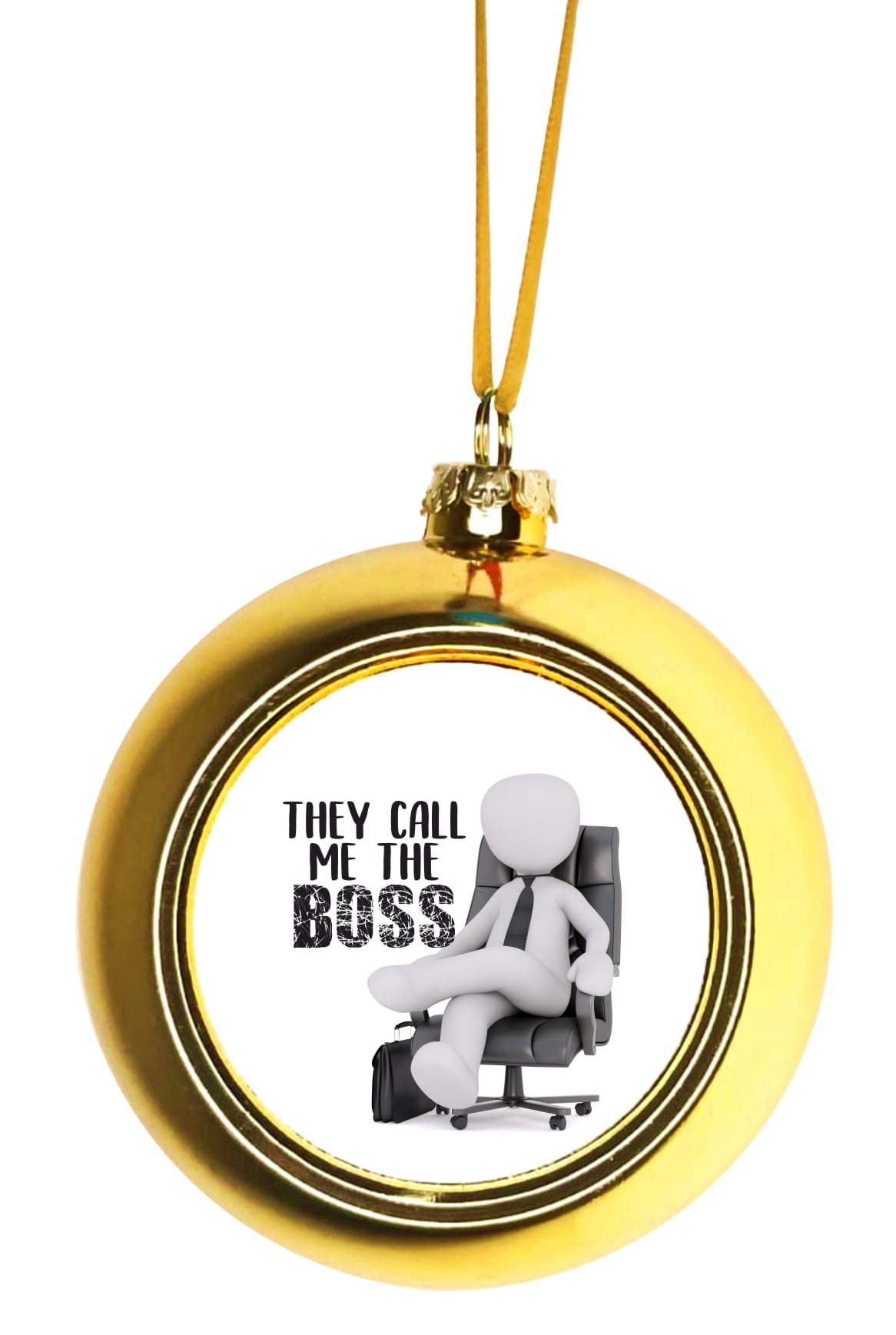 Christmas Ornament Office Ornaments to Gift Boss Quote Ball Ornaments