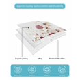 thumbnail image 4 of Quilt King Size Bedding Set, Red Spring Floral Reversible Summer Quilt 3 Pieces, Elegant Pastoral Flowers Watercolor Lightweight Bedspreads Coverlets with 2 Pillow Shams for All Seasons, 4 of 5