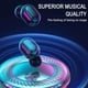 thumbnail image 4 of Auriculares inalámbricos, Bluetooth 5.3, graves profundos de alta fidelidad con micrófono, pantalla LED de tiempo de reproducción de 120 horas, control de botón impermeable IPX7, auriculares inalámbri, 4 of 5