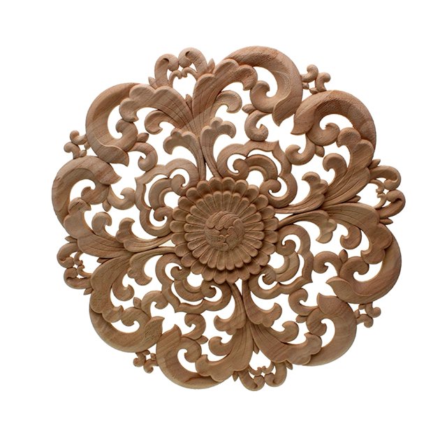 DIY REDONDO EUROPEO EUROPEO DE PUERTURA DE ENCALLADORA POR CASA APLICA DE MADERA Decorativas