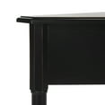 thumbnail image 5 of SAFAVIEH Gomez Corner Table With Storage Drawer Distressed Black, 5 of 7