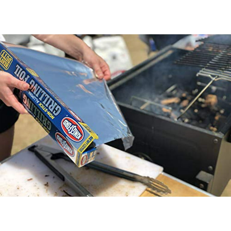 Kingsford Heavy Duty Aluminum Grilling Foil, 45 Square Feet, Non-Stick Aluminum  Foil for Grilling, Cooking, And Steaming