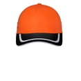 thumbnail image 2 of Port Authority Enhanced Visibility Cap-One Size (Sfty Orng/Blck/ Reflective), 2 of 3