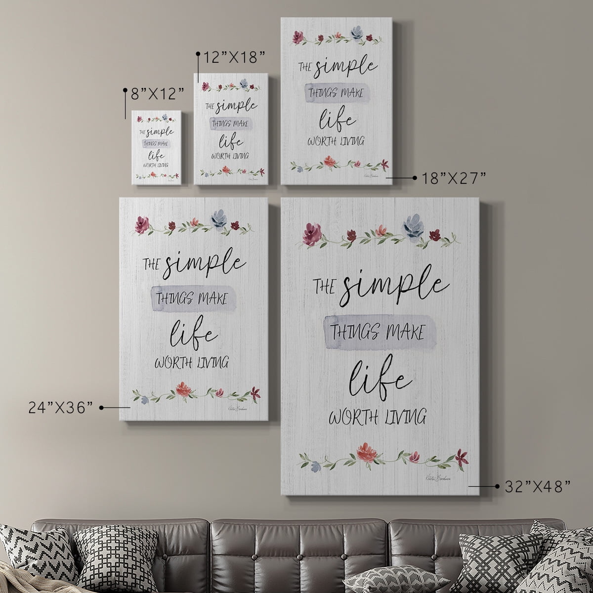 The Simple Things Premium Gallery Wrapped Canvas - Ready to Hang