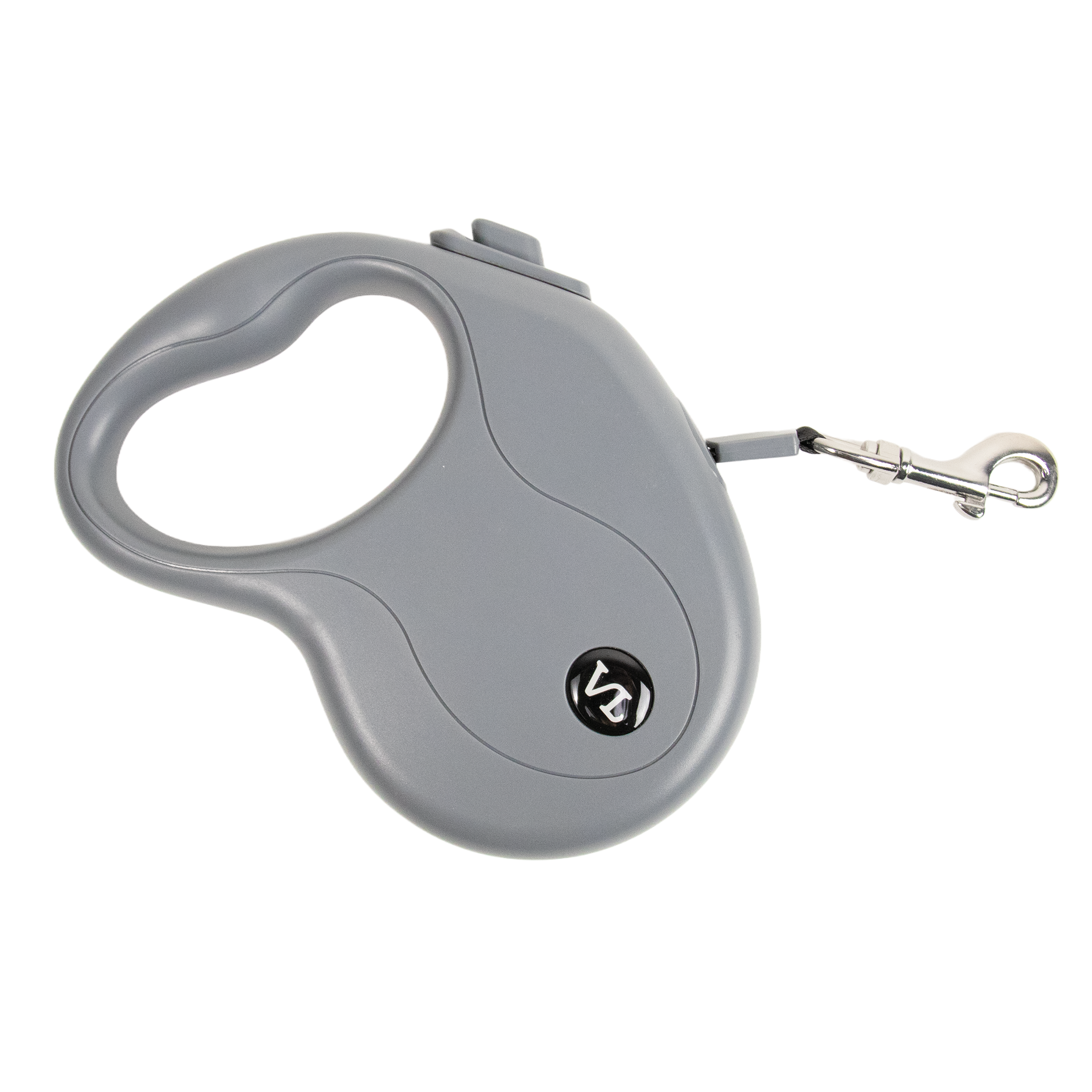 Vibrant Life Retractable Tape Leash, 10 Feet, Black, Medium photo 3