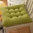 thumbnail image 6 of Solid Color Thickened Corduroy Chair Cushion, 18x18 Non-slip with Ties, Machine Washable & Comfortable for Long Sitting, for Dining Room, Office Chair, and Undergraduate Desk Use,Vsgery, 6 of 9