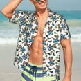 thumbnail image 3 of Fotbe Funny Excavator Hawaiian Shirt for Men Unisex Summer Beach Casual Short Sleeve Cotton Linen Button Down Shirts-XX-Large, 3 of 5