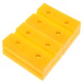 thumbnail image 1 of Luxshiny 4Pcs Heavy Duty Floor Jack Pads Universal Fit Yellow Car Lift Pads for Garage Use, 1 of 8