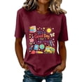 thumbnail image 4 of Fnhpitd Butter T Shirt Teach Tshirt Cute Teacher Life Shirts Special Education Tee Inspirational Tops Wine,2Xl, 4 of 7