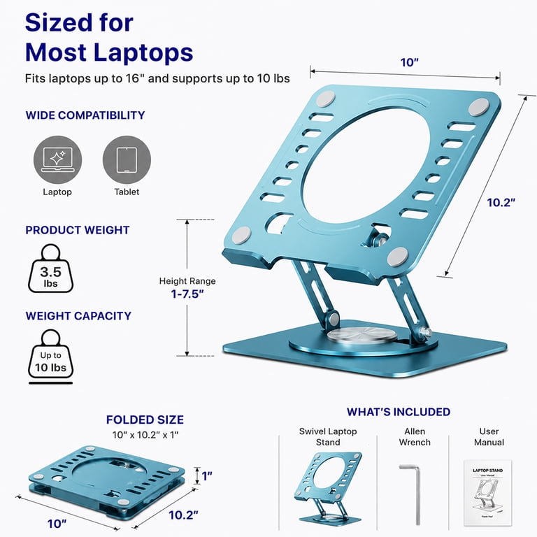 Uncaged Ergonomics Adjustable Laptop Stand photo 5