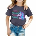 thumbnail image 1 of TZEWGL Chemise Mignonne pour Fille Garçon Imprimé Col Rond Manches Courtes Ample pour Bébés Taille 6-7T, 1 of 4