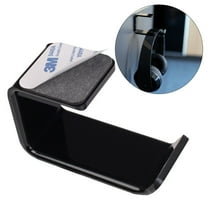 MLINS Durable Headphone Headset Hanger Headband Holder Wall Desk Display Stand Bracket Headphone Intimate Accessories (Black)