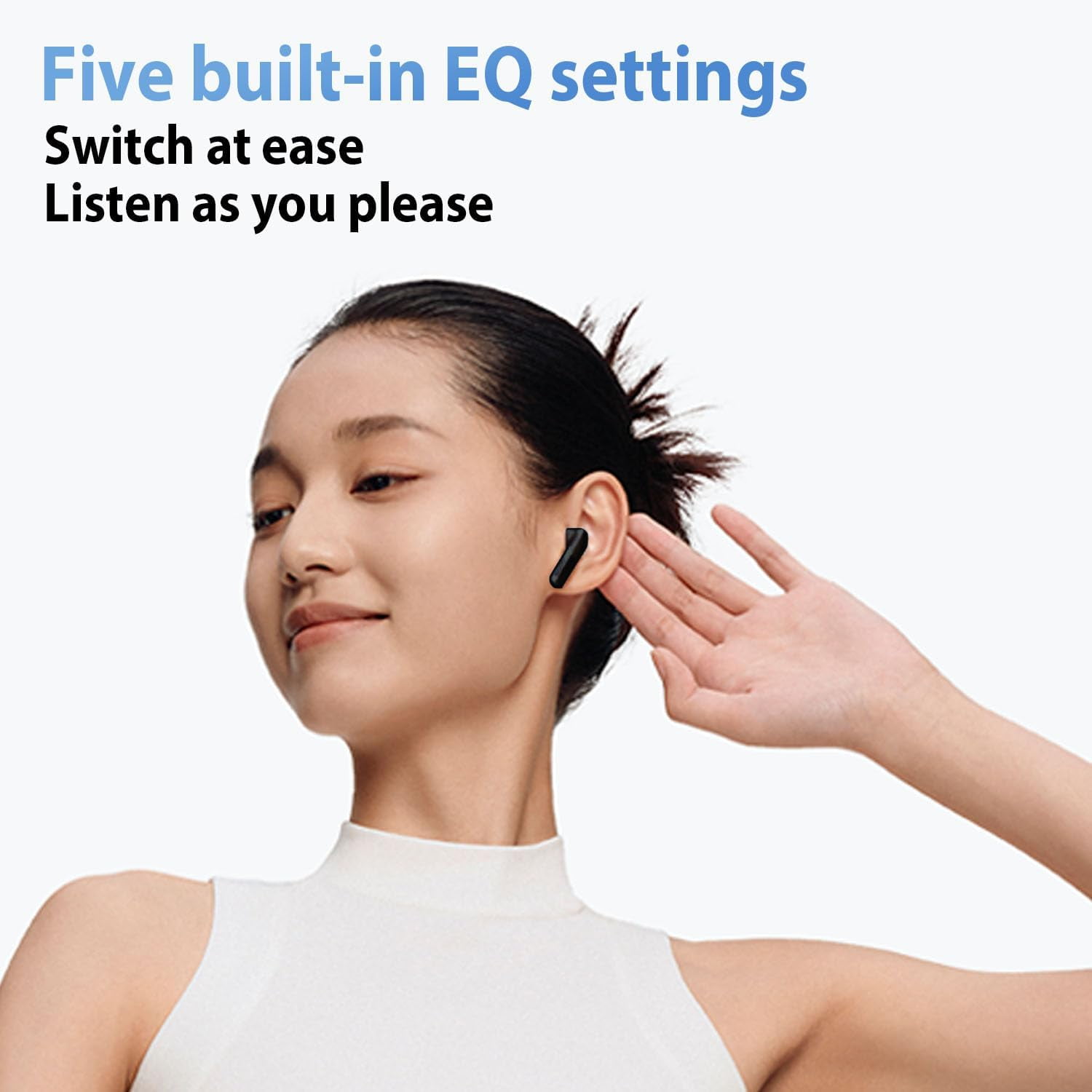 Xiaomi Redmi Buds 6 Active Wireles Earbuds (Global Version), Bluetooth 5.4 in-Ear Headphones, 30H Long Battery Life,Noise Cancellation for Calls, 5 Tuning Modes, IPX4 Waterproof - Black