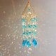 thumbnail image 4 of Crystal Wind Chime Prism Catchers Ornamento Cortina Decoración de la habitación del hogar (Azul) Wdftyju Para estrenar, 4 of 9
