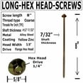 12 X 8 Extra Long Structural Lag Heavy Duty Construction Wood 12-x-8-extra-long-structural-lag-heavy-duty-construction-wood
