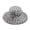 Grey, variant on Wide Brim Sun Visors for Women Black Fascinator Beach Hat for Tea Party & Wedding Hats
