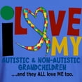 thumbnail image 3 of CafePress - I Love My Autistic & Nonautistic Grandchildren 2 D - Men's Classic Graphic Cotton T-Shirt, 3 of 4