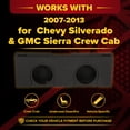 thumbnail image 2 of QPower Dual 12" Sub Box for Chevy Silverado Crew Cab & GMC Sierra Crew Cab 2007-2013, 2 of 7