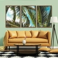 thumbnail image 3 of IDEA4WALL 3 Piece Canvas Wall Art Tropical Palm Trees Canvas Prints Framed Wall Art Decor, 3 of 4