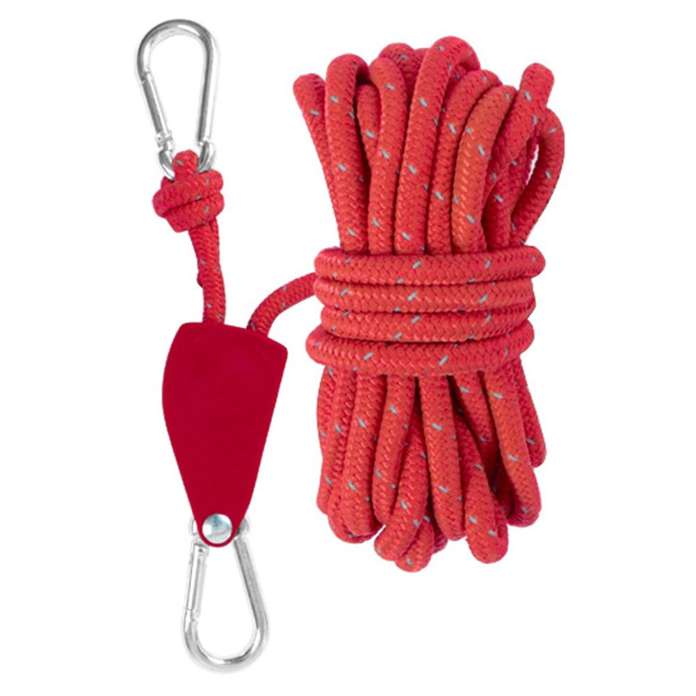5M Adjustable Lanyard Hanging For Tent Rope Hanger Pulley Lifting