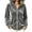 &111-Gray, variant on Women's Velour Fashion Hoodies Full Zip Long Sleeve Casual Jacket with Pockets