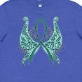 thumbnail image 4 of Inktastic Ovarian Cancer Awareness with Butterfly Ribbon Words Youth T-Shirt, 4 of 5